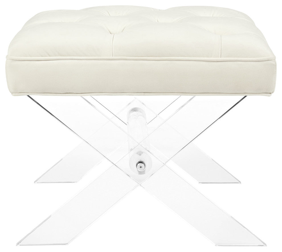 Modern Ivory Swift Bench