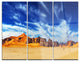 "Sahara Desert Panorama" Photography Metal Wall Art, 3 Panels, 36"x28"