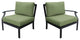 kathy ireland Madison Ave. Left Arm Sofa and Right Arm Sofa in Forest