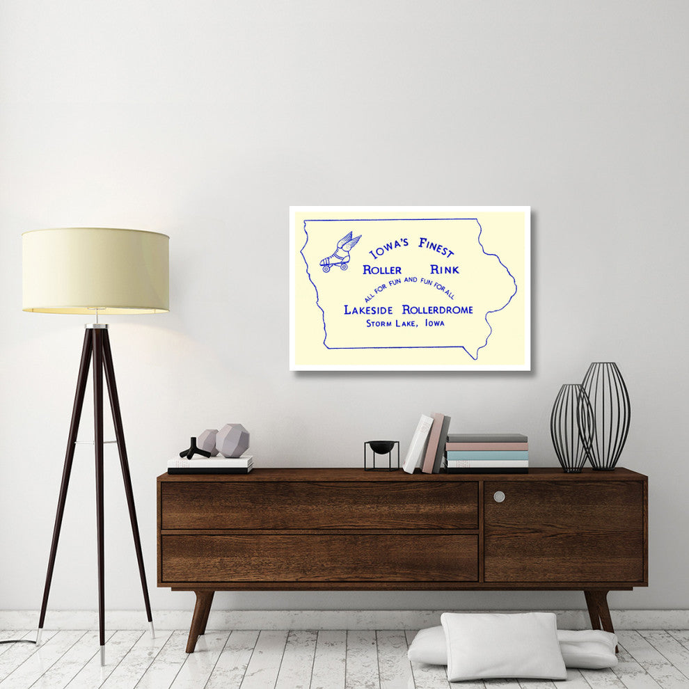 "Iowa's Finest Roller Rink" Digital Paper Print by Retrorollers, 42"x29"