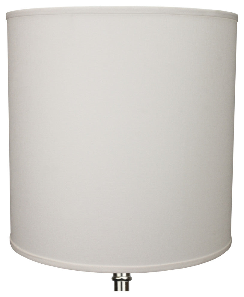 Fenchel Shades, 18"x18"x18"Spider Attachment Drum Lamp Shade, Linen Cream