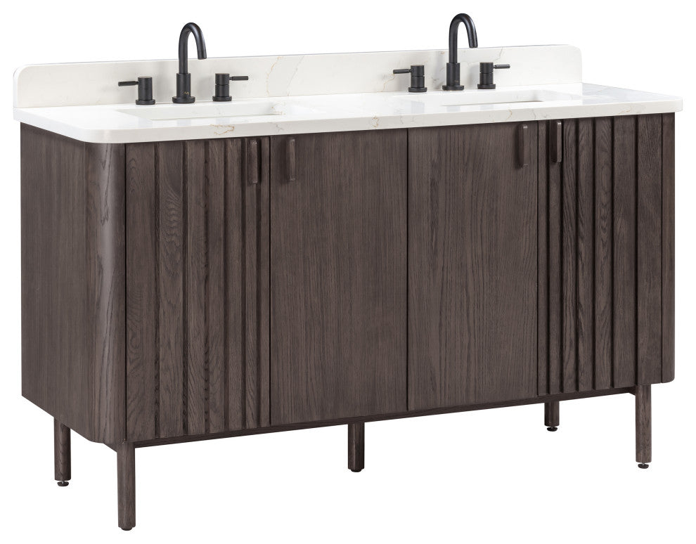 Blakely Vanity Combo Collection, Brown Oak, 61