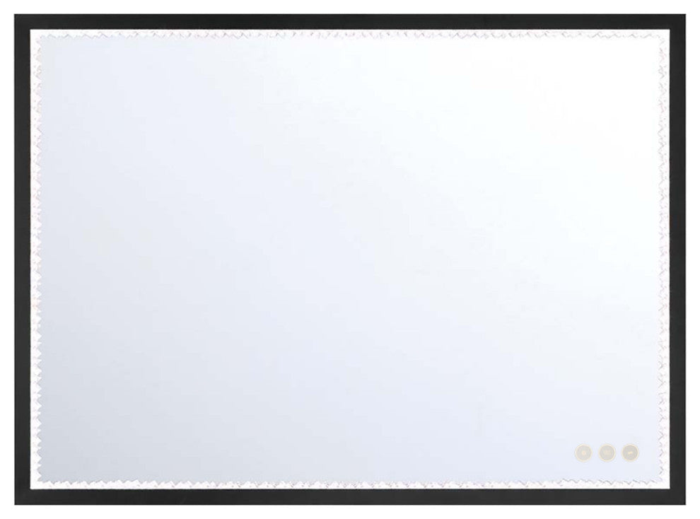 Cerissa 30" Rectangular Mirror, Black