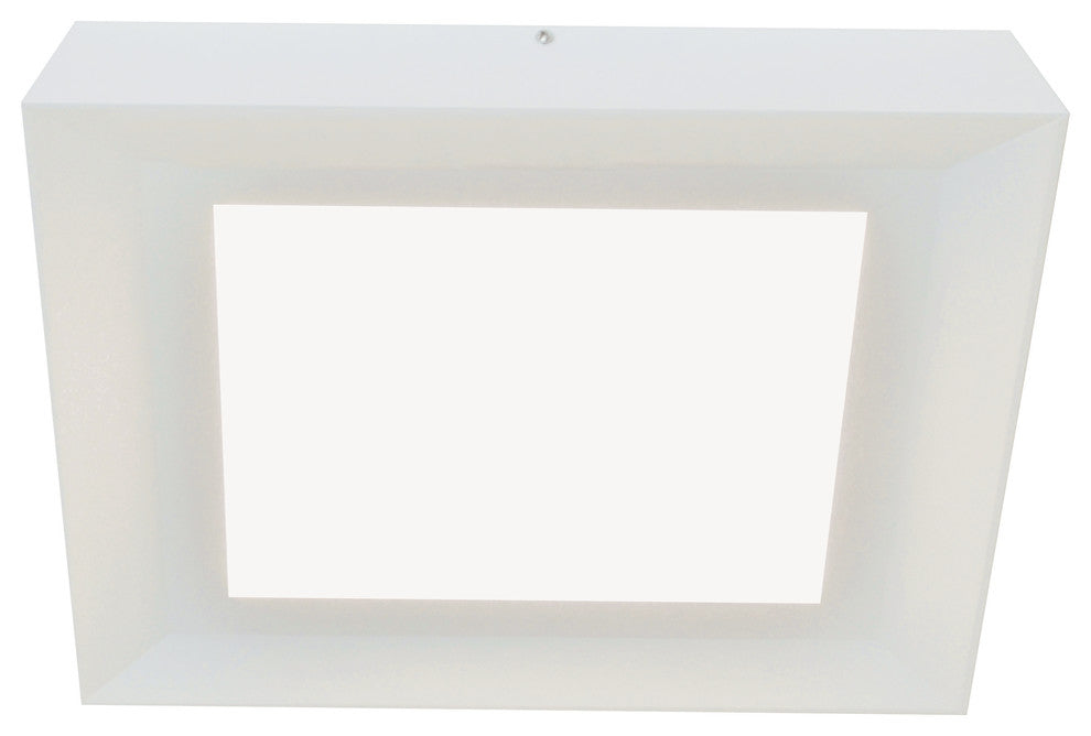 Zurich LED Square Surface Mount, White