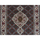 Light Gray Hand Knotted Tabriz Mahi Wool and Silk Runner Oriental Rug 2'6"x26'1"