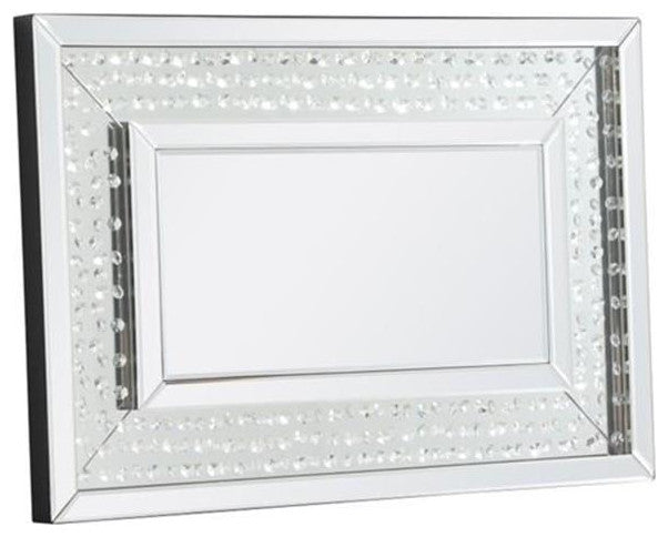 Elegant Decor Sparkle Decorative Mirror Clear