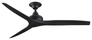 Fanimation Spitfire Ceiling 60" Fan, Black Motor, Black Blades