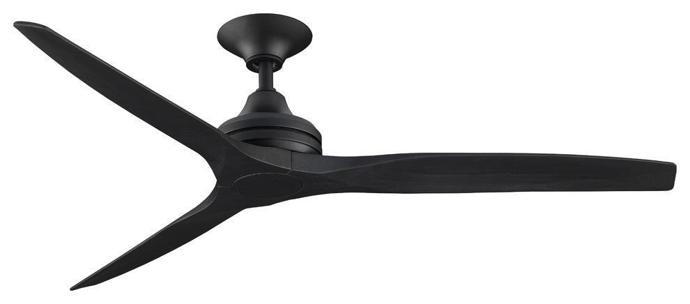 Fanimation Spitfire Ceiling 60" Fan, Black Motor, Black Blades
