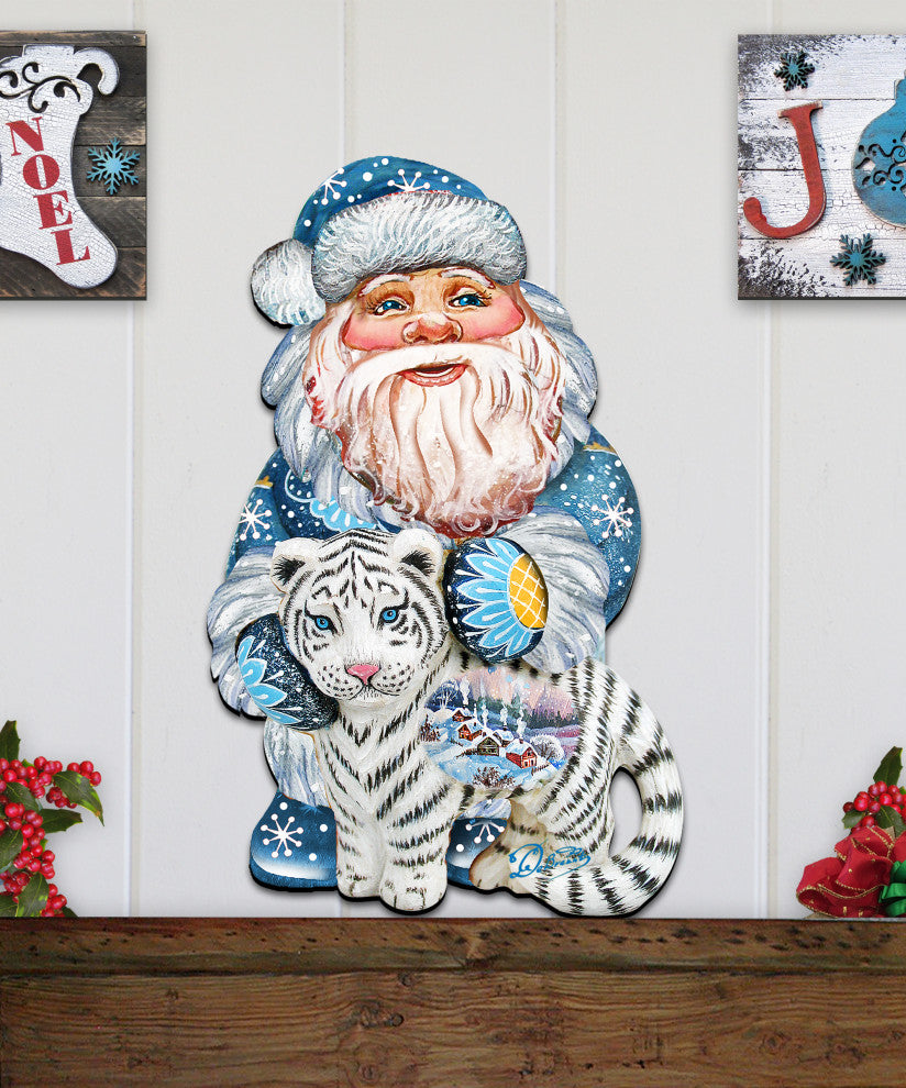 White Tiger Santa