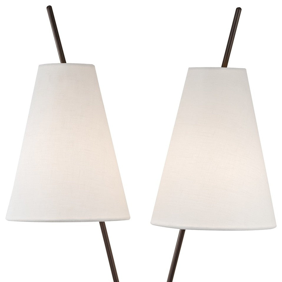 Milan 2-Light, Wall Sconce, Old Bronze