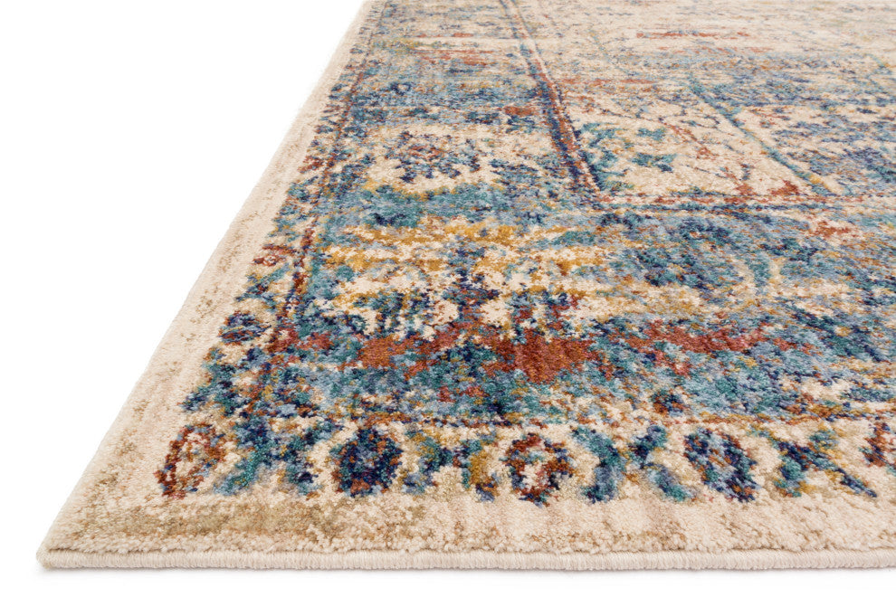 Anastasia Area Rug by Loloi, Sand and Light Blue, 13''x18''