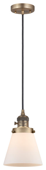 INNOVATIONS 201CSW-BB-G61-LED 1-Light Mini Pendant Brushed Brass