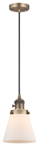 INNOVATIONS 201CSW-BB-G61-LED 1-Light Mini Pendant Brushed Brass