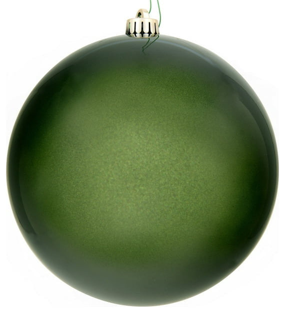 Vickerman N592034DCV 8" Juniper Green Candy Ball Ornament