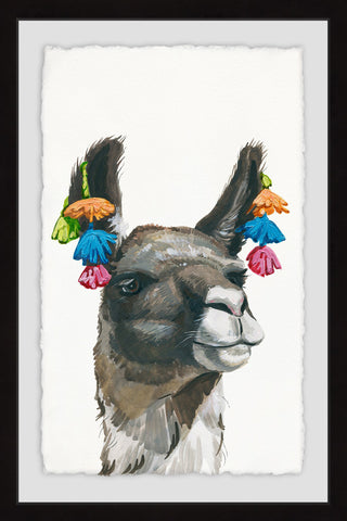 "Ear Fringe" Framed Painting Print, 12"x18"