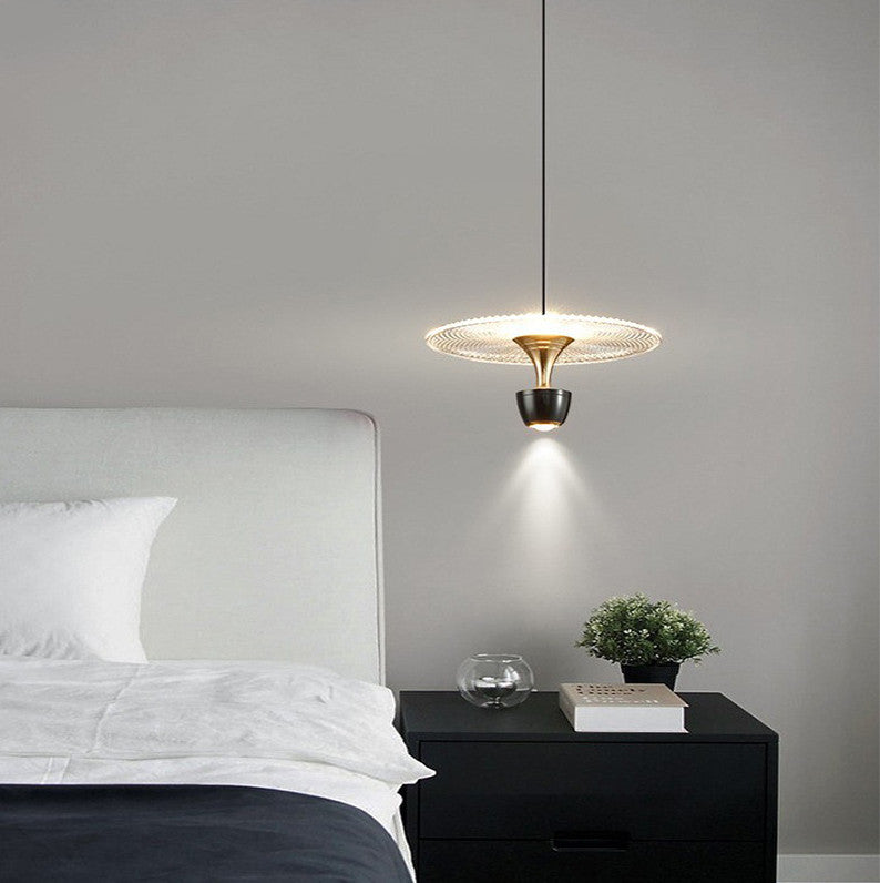 MIRODEMIÂ® Engelberg | Chandelier in the Shape of Art Flower Umbrella, Black, Cool Light