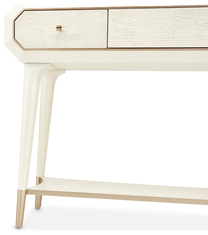 La Rachelle Console Table - Medium Champagne