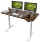 Electric Desk, Iron Legs With Intelligent Adjustment With Constant Speed, Walnut