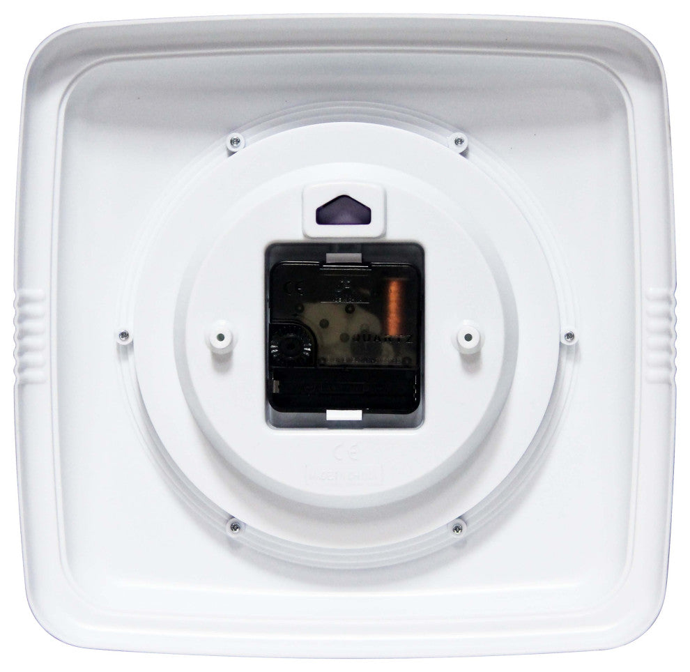 Square Retro 9.25 Purple Wall Clock