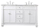 Elegant Decor Wesley Bathroom Vanity White