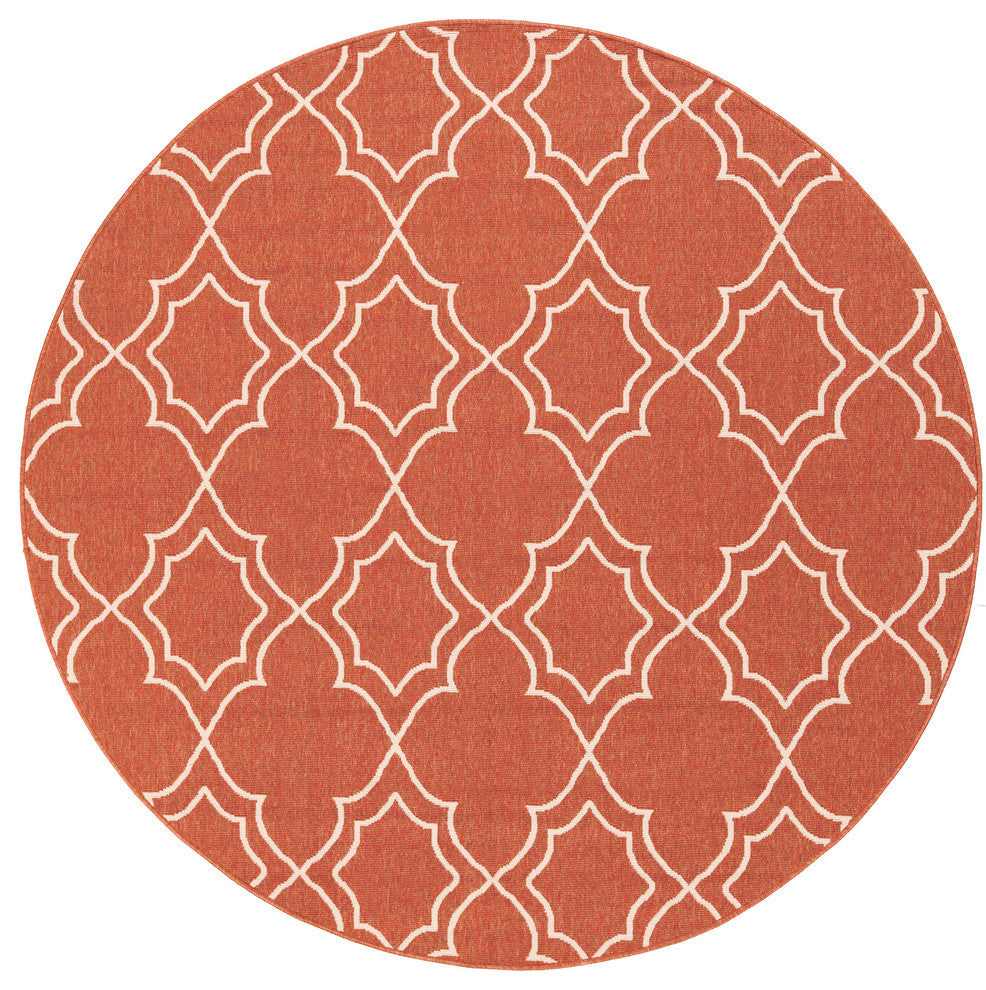 Alfresco Area Rug, 7'3" Round