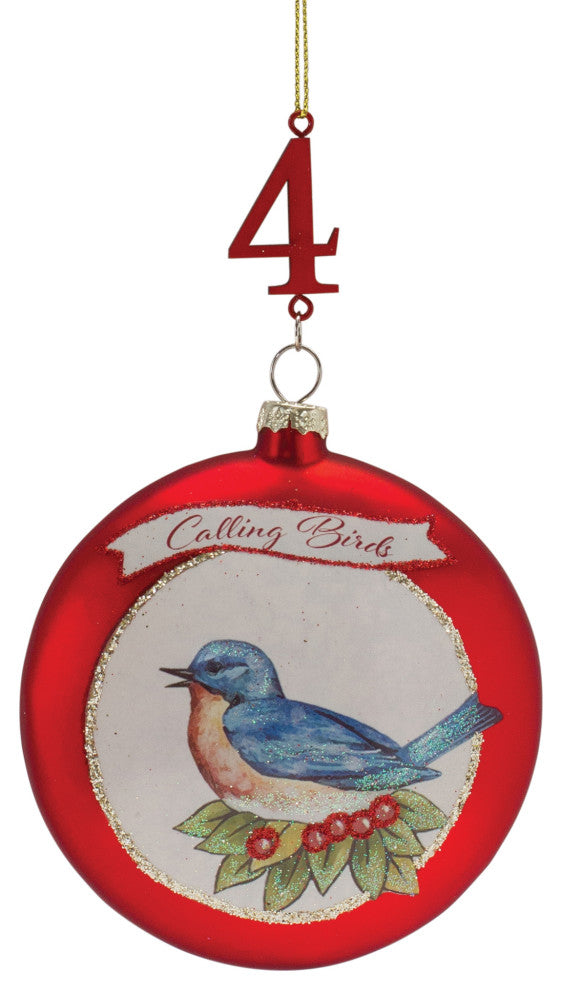 Twelve Days of Christmas Ornament, Set of 12