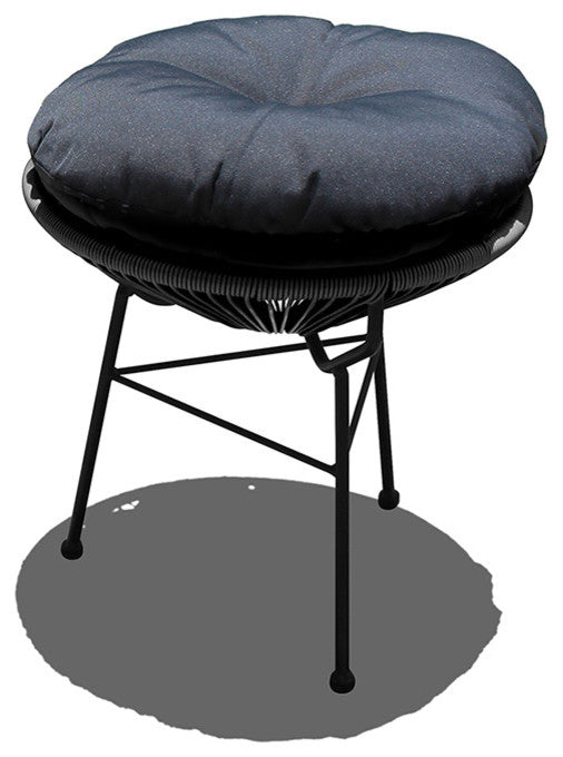Acapulco Side Table, Jet Black