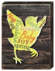 Baby Chick Easter Decorated Block Art