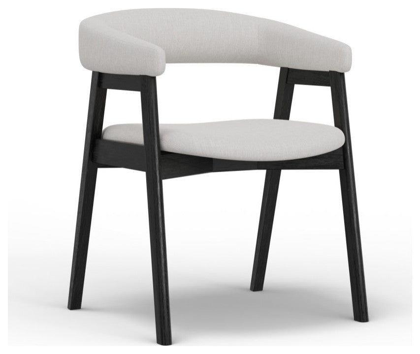 Cove Curved Back Chairs, Vintage Black, Set of 2