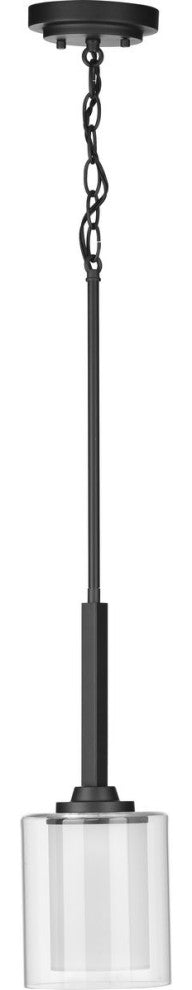 Kene Collection Graphite 1-Light Mini-Pendant