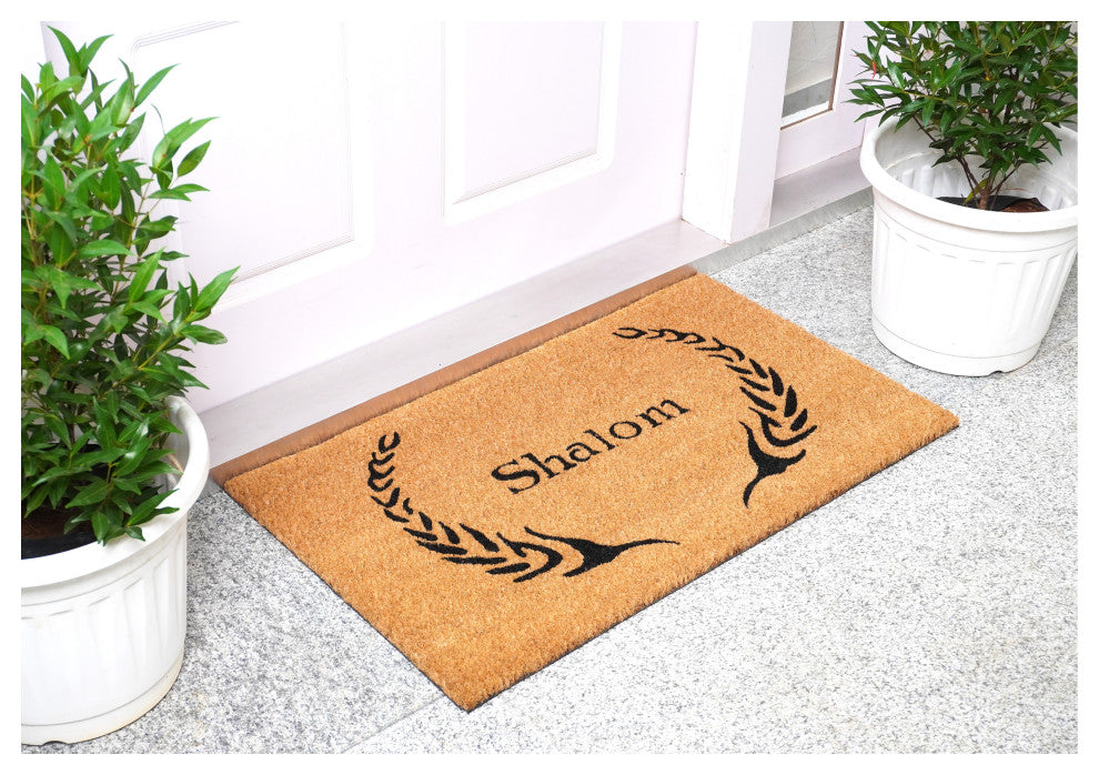 Shalom Doormat, 17"x 29", 24"x48"