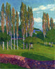 Gustave Loiseau Poplars in Spring, 20"x25" Wall Decal Print