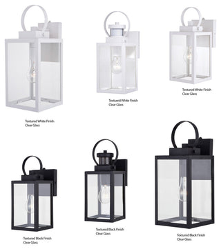 Medinah 5"W Outdoor Wall Light Textured White