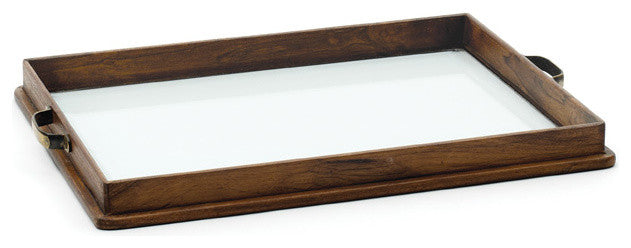 Beveled Glass Finish Yachting Tray