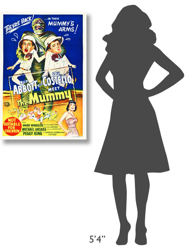 "Abbott & Costello - Meet The Mummy" Canvas by Hollywood Photo Archive, 24x36"
