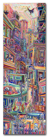 Josh Byer 'Homes' Canvas Art, 6x19