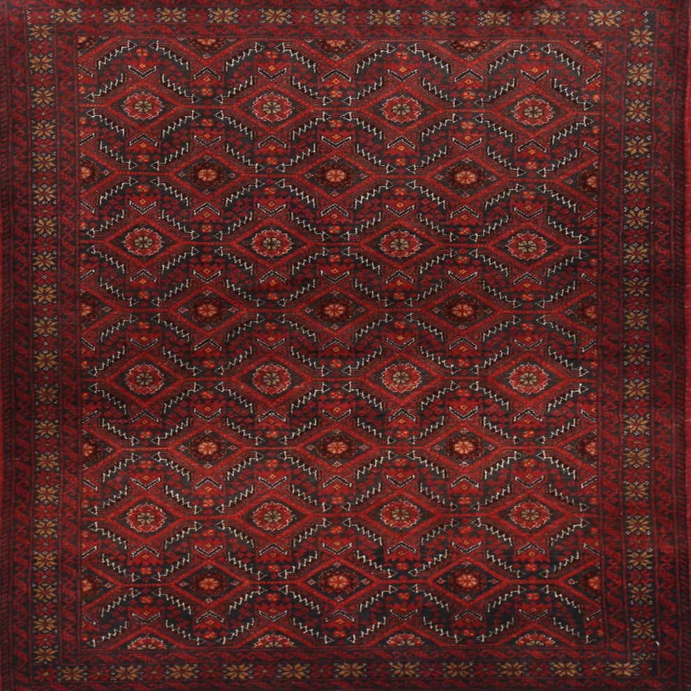 Ahgly Company Indoor Square Traditional Area Rugs, 7' Square