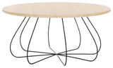 Safavieh Tonino Coffee Table, Natural Oak/Black