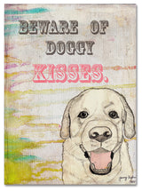 Tammy Kushnir 'Beware Of Doggy Kisses' Canvas Art, 35" x 47"