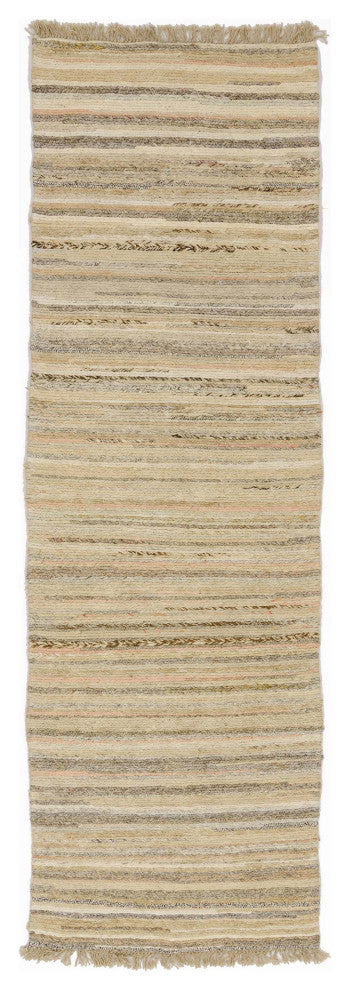 Multicolor New Turkish Soumak Runner 2' 10" x 9' 1", 34 in. x 109 in.