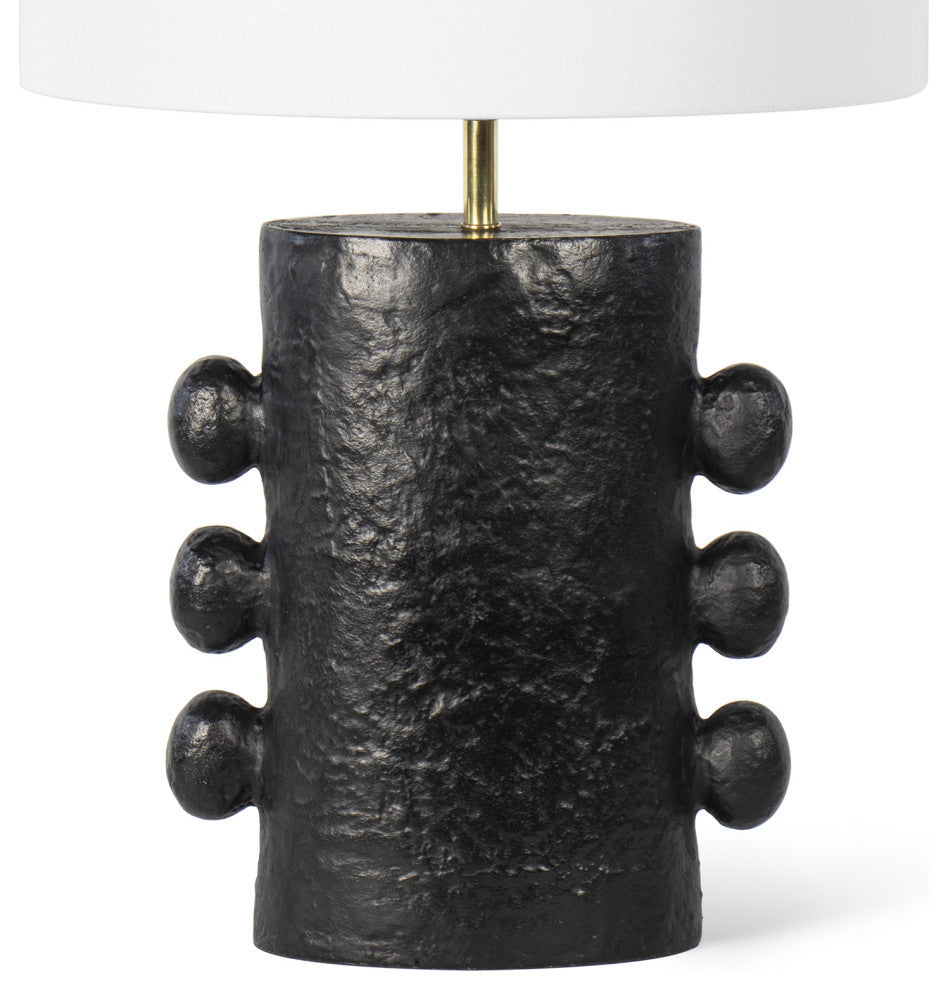 Maya Metal Table Lamp, Black