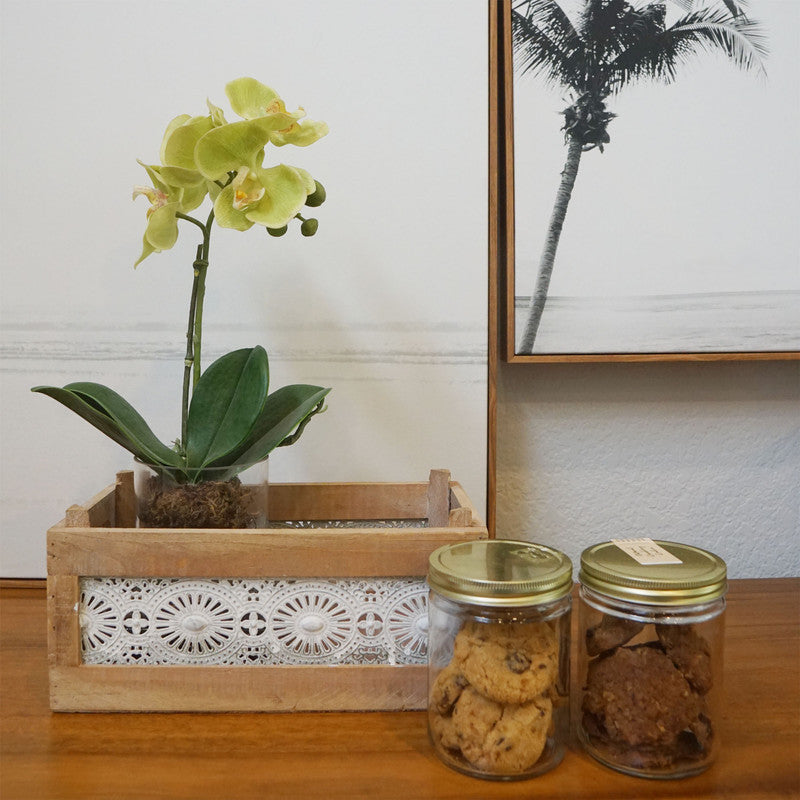 Wood Nesting Storage Crates, 2-Piece Set