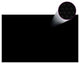 vidaXL Pool Cover Black 102.4"x63" PE