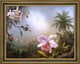 Martin Johnson Heade Orchids, Nesting Hummingbirds and a ButterflyPrint, 21"x28"