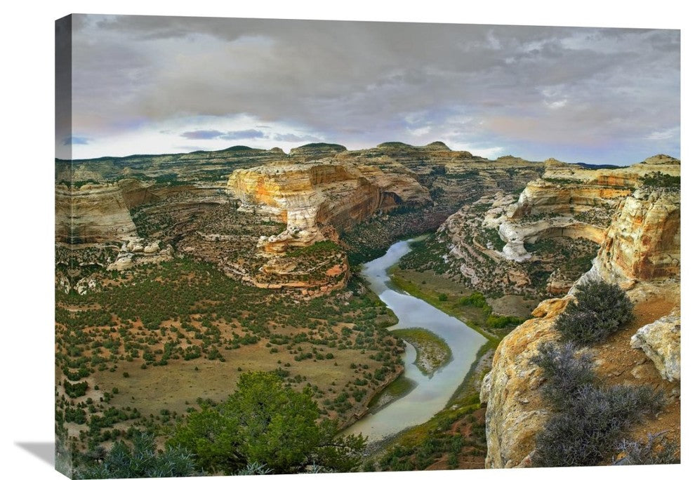 "Yampa River Through Canyons, Dinosaur National Monument, Colorado" Artwork
