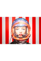 Iconic Retro Neon Artwork, Andrew Martin Marilyn Astronaut, Large