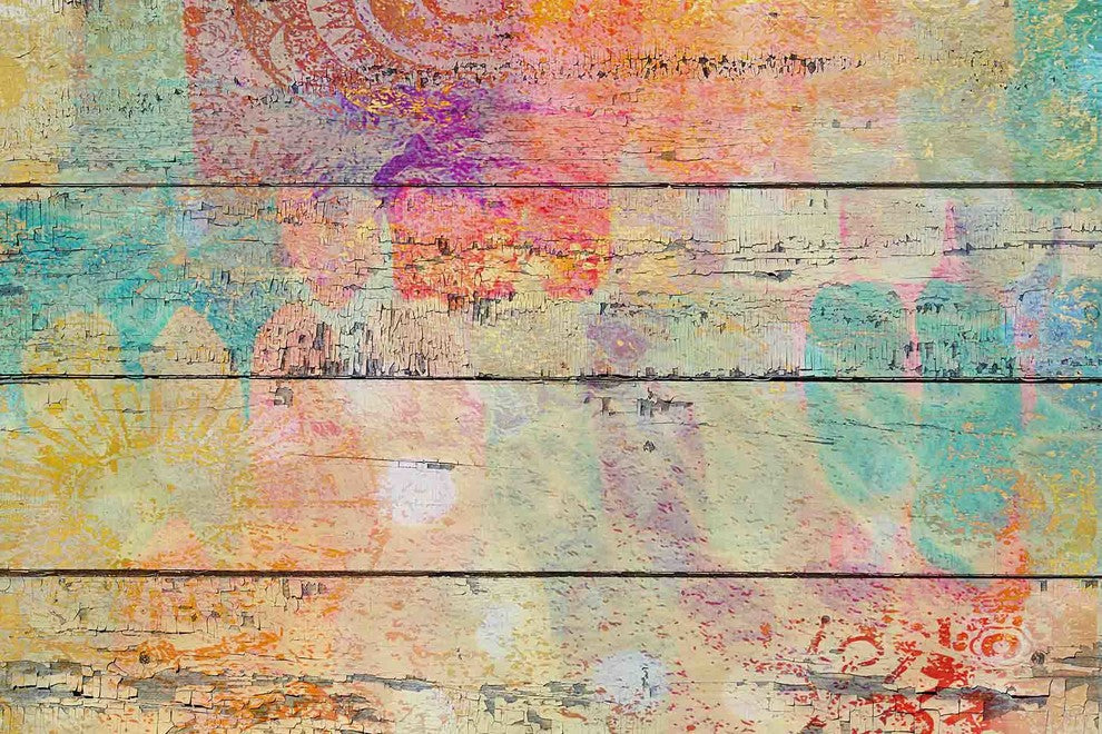 "Vintage Abstract 5183" Painting Print on Canvas by Irena Orlov