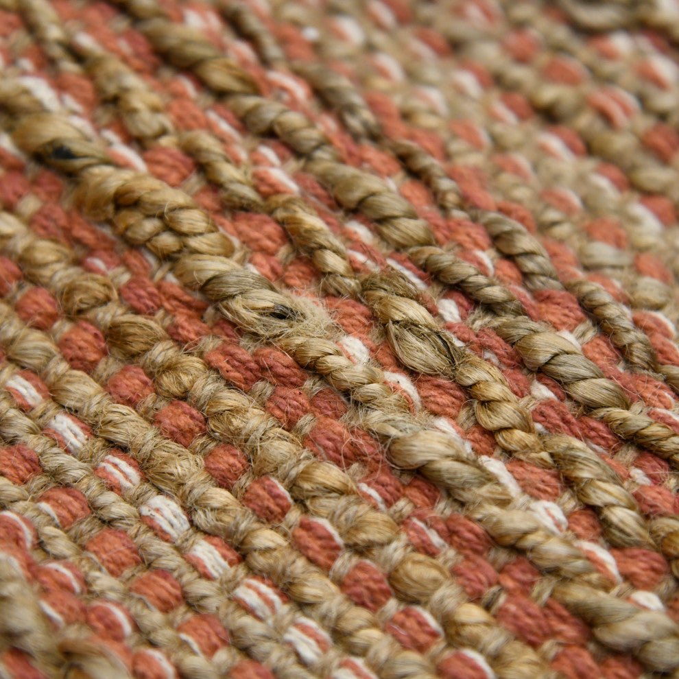 Naturals Sinclair Area Rug, Orange, 3' x 5', Striped