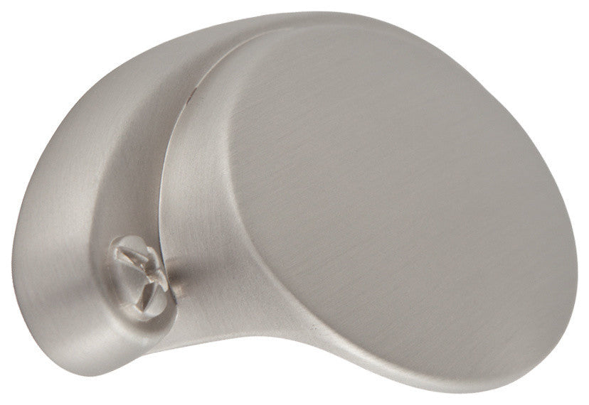 Sumner Street Home Hardware Ovaline Cup Pull, Small, Satin Nickel