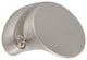 Sumner Street Home Hardware Ovaline Cup Pull, Small, Satin Nickel